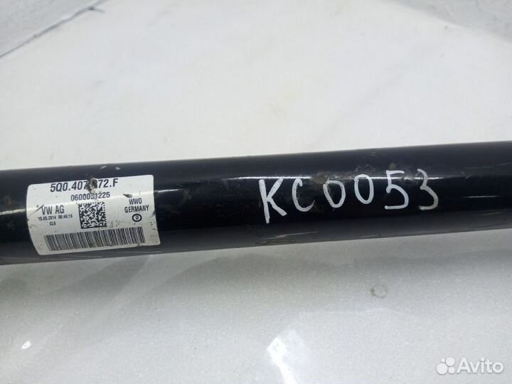 Вал привода skoda octavia A7 Передний правый