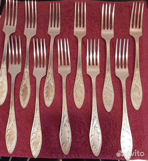 Вилки мельхиор