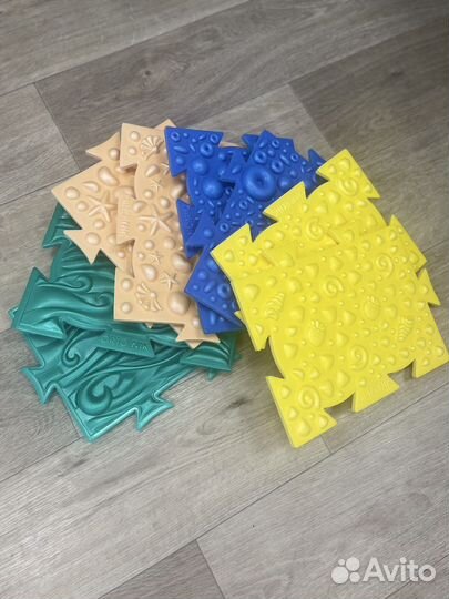 Развивающий ортопедический коврик-пазл