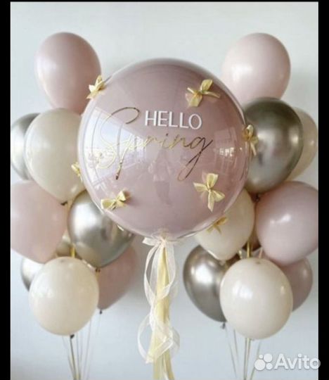 Воздушные гелиевые шары и букеты из шаров