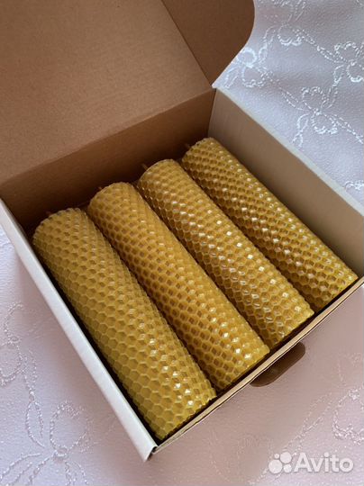 Продам набор свечей из вощины. Свечи 4 шт
