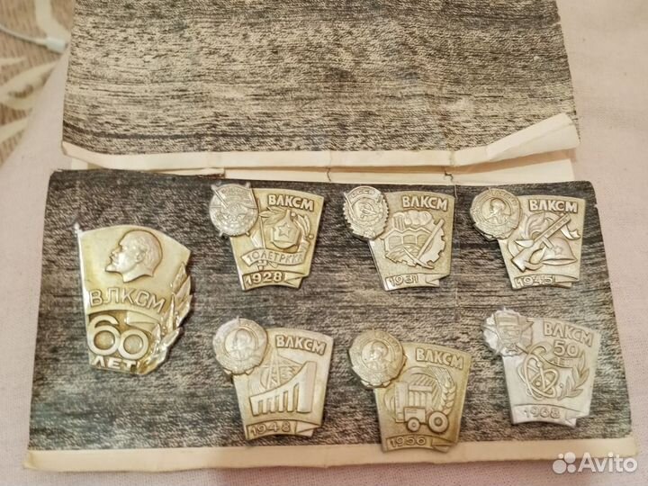 Набор значков из СССР