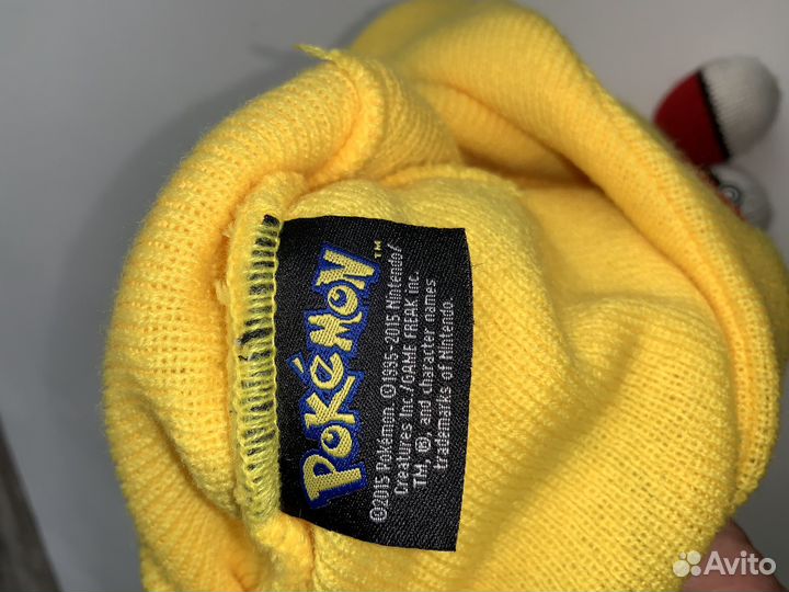 Pokemon pikachu шапка