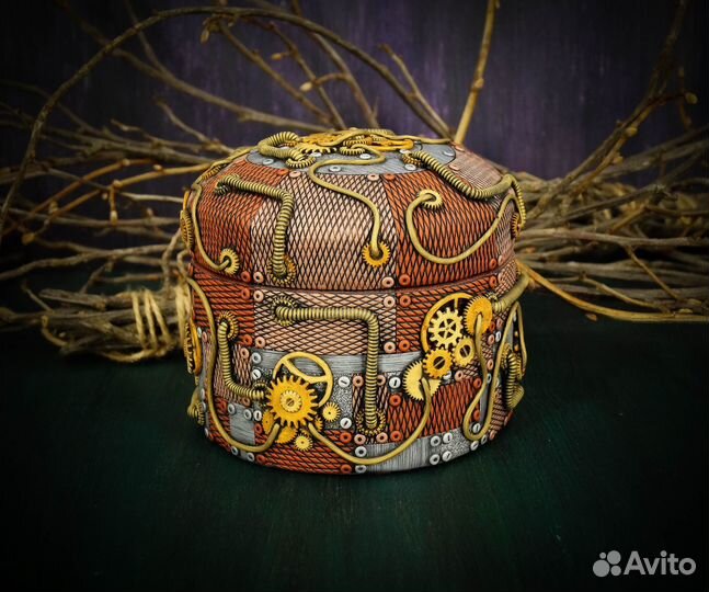 Шкатулка в стиле Стимпанк