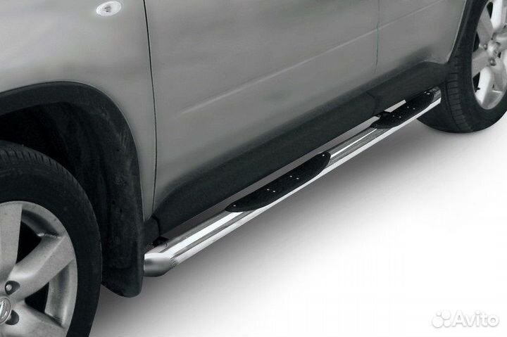 Защита порогов Nissan X-trail (2007)