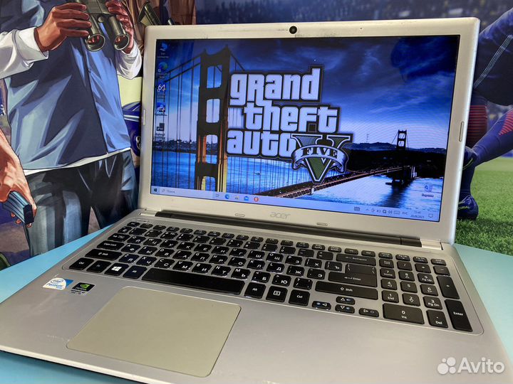 Мощный Ноутбук Acer 2 видеокарты/SSD/4gb