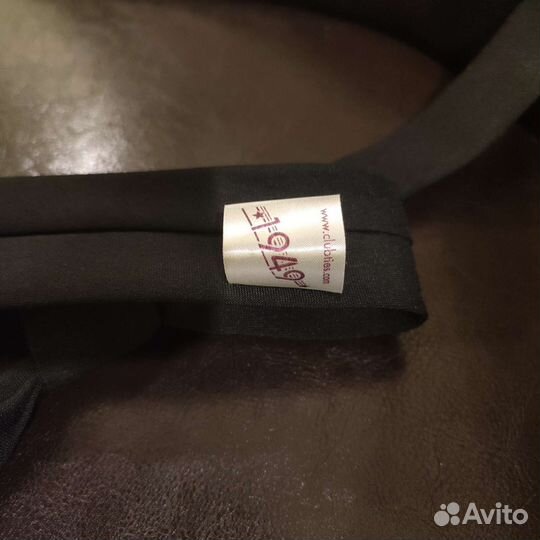 Галстук чёрный узкий новый