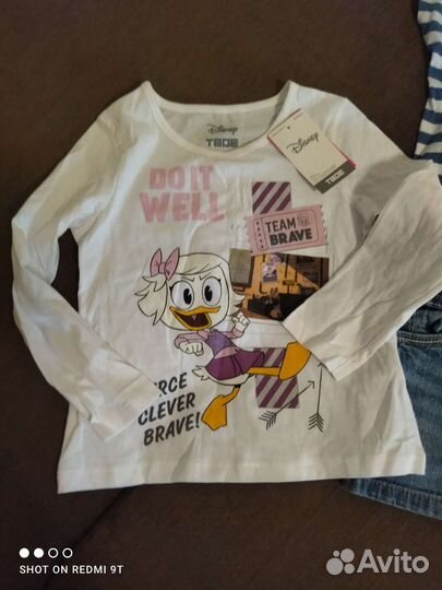 Детские вещи пакетом для девочки 4-5 лет