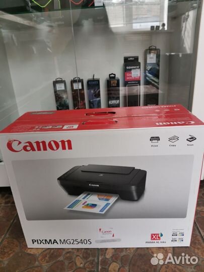 Цветной струйный мфу принтер canon