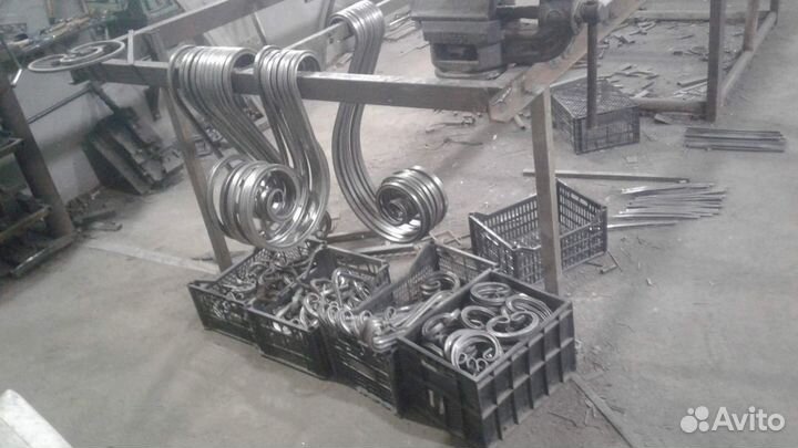 Элементы ковки для ворот, сварочные работы