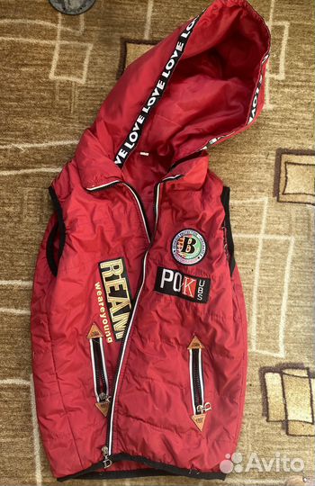 Жилетка детская, безрукавка