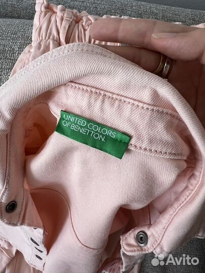 Джинсовый костюм 134 (Benetton /Re)для девочек