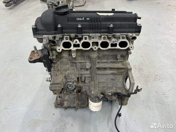 Двигатель в разборе 1.4 G4FA