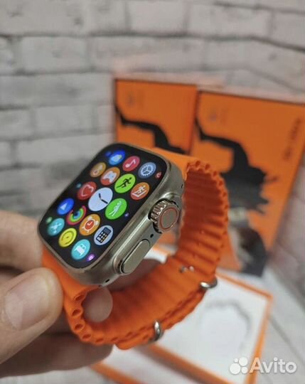 Apple watch X8 plus Ultra Серый