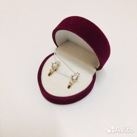 Золотые серьги (23749)