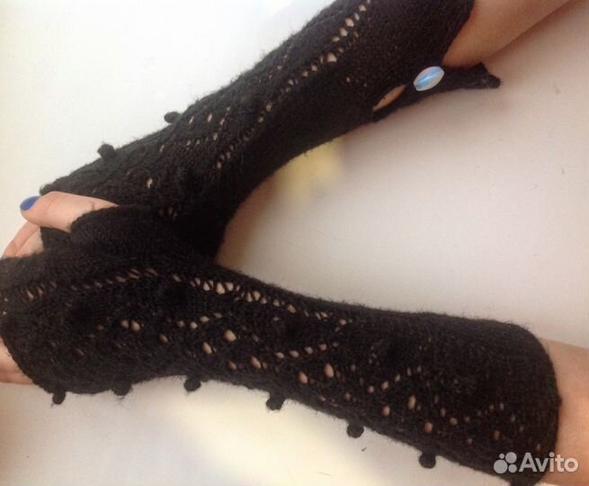 Митенки и перчатки, повязки на голову