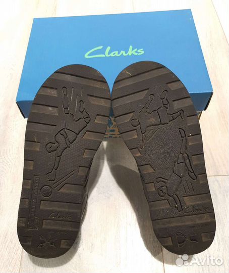 Туфли полуботинки для мальчика Clarks размер 35