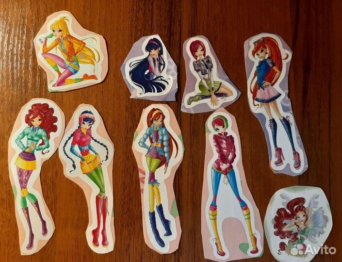 Наклейки Winx