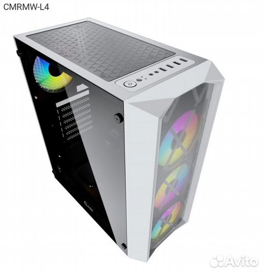 Корпус Powercase Rhombus X4 Miditower Без бп Белый