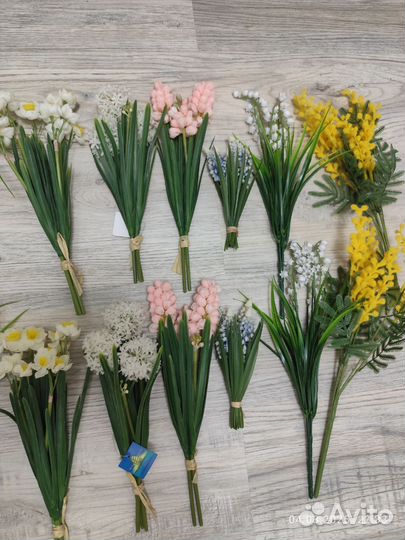 Искусственные цветы, заказ для Аллы