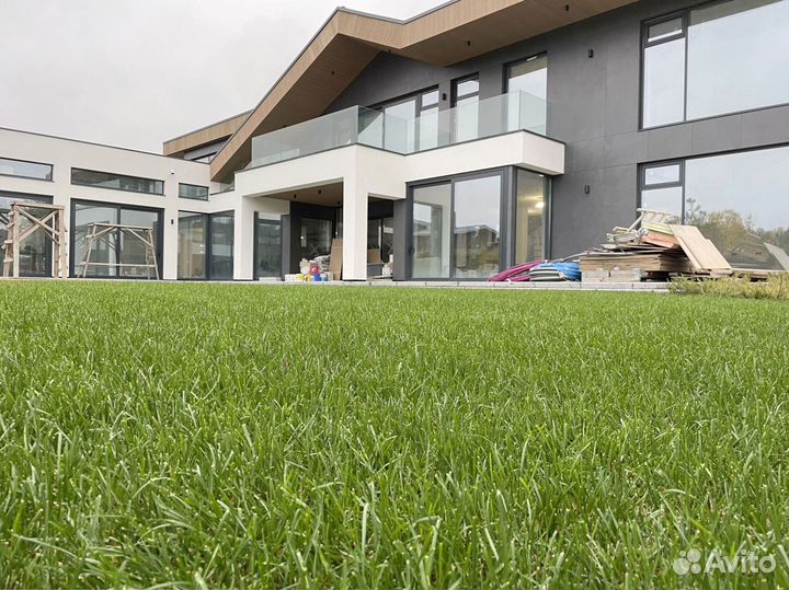 Рулонный газон. Укладка по индивидуальному заказу