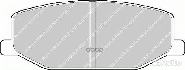 Колодки тормозные FDB396 Ferodo