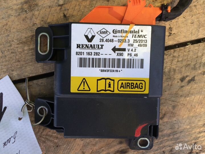 Блок управления airbag Renault Logan 1