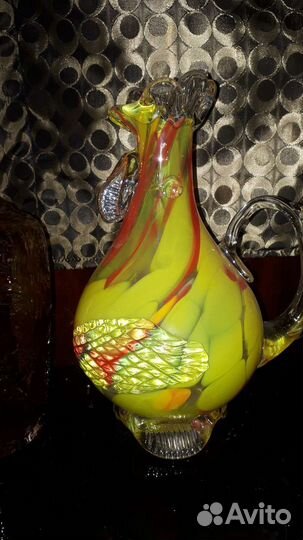 Кувшин с пробкой стекло СССР