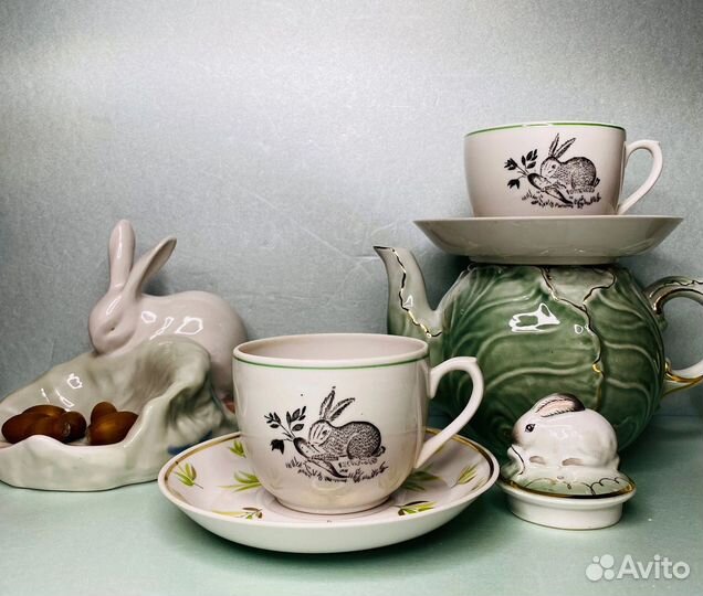 Чайные пары советский фарфор СССР