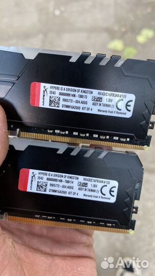 Оперативная память hyper x 2x32 3200
