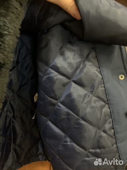 Куртка с мехом зимняя United colors of benetton