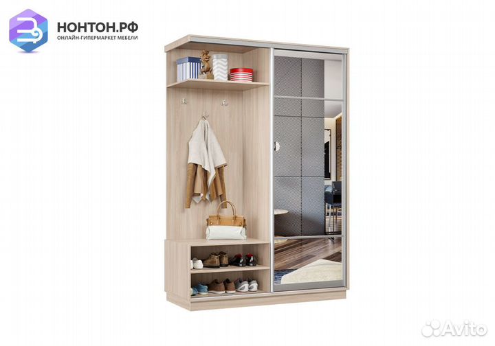 Прихожая-купе Эридан ясень шимо светлый
