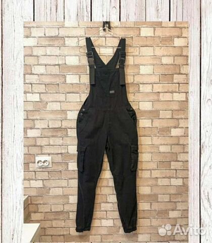 Комбинезон. Полукомбинезон женский джинсовый