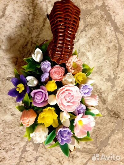 Цветы из мыла