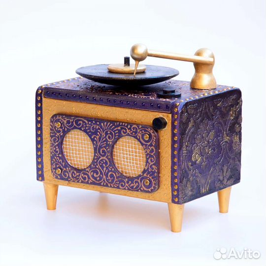 Шкатулка Радиола ручная работа