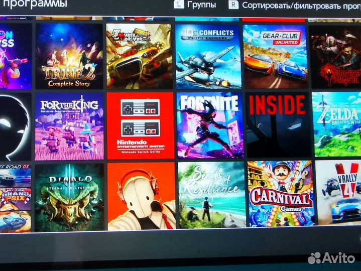 Nintendo switch lite с играми