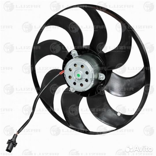 Вентилятор двигателя Skoda Fabia II (07) (без кожу