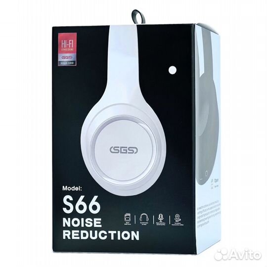 Bluetooth гарнитура SGS S66 noise reduction Black