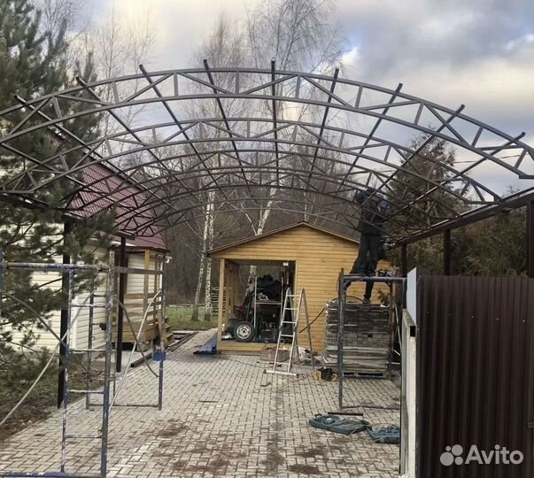 Навес для машины