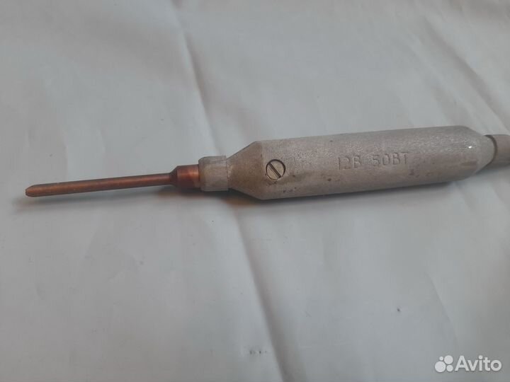 Паяльник 12В 50Вт СССР новый авто