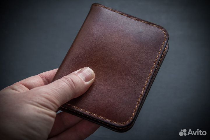 Мини кошелек из кожи