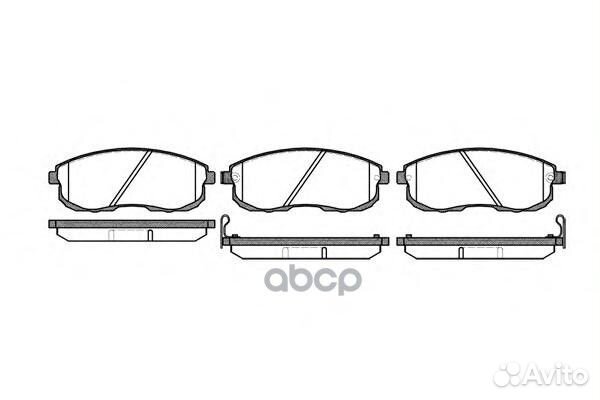 Колодки торм.пер. nissan Maxima/200SX/Teana 2.0