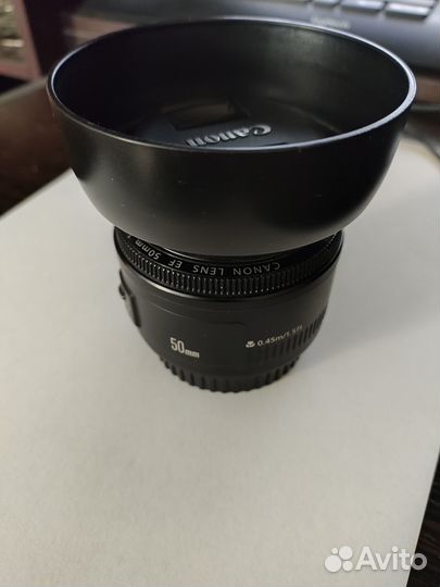 Объектив canon EF 50mm 1 8