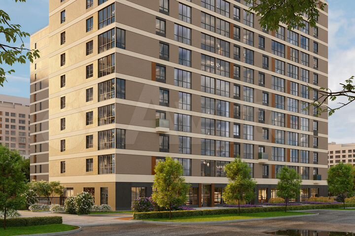 2-к. квартира, 53,9 м², 14/15 эт.