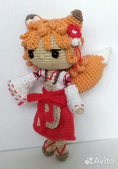 Вязаная амигуруми аниме Сэнко