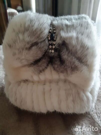 Шапка норковая женская