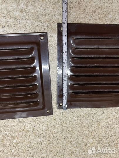 Вентиляционная решетка с сеткой 3 шт