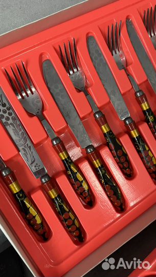 Набор столовых приборов на 6 персон новый