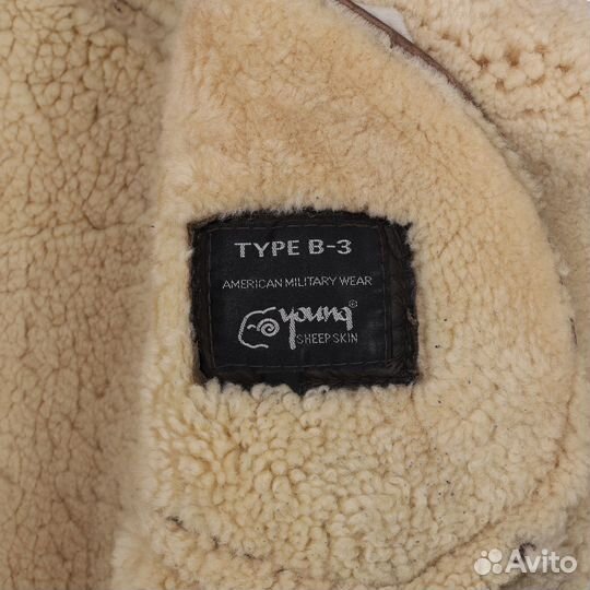 1990s / B-3 Sheepskin Leather дубленка пилот