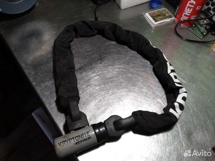 Замок на мотоцикл Kriptonit 90 см